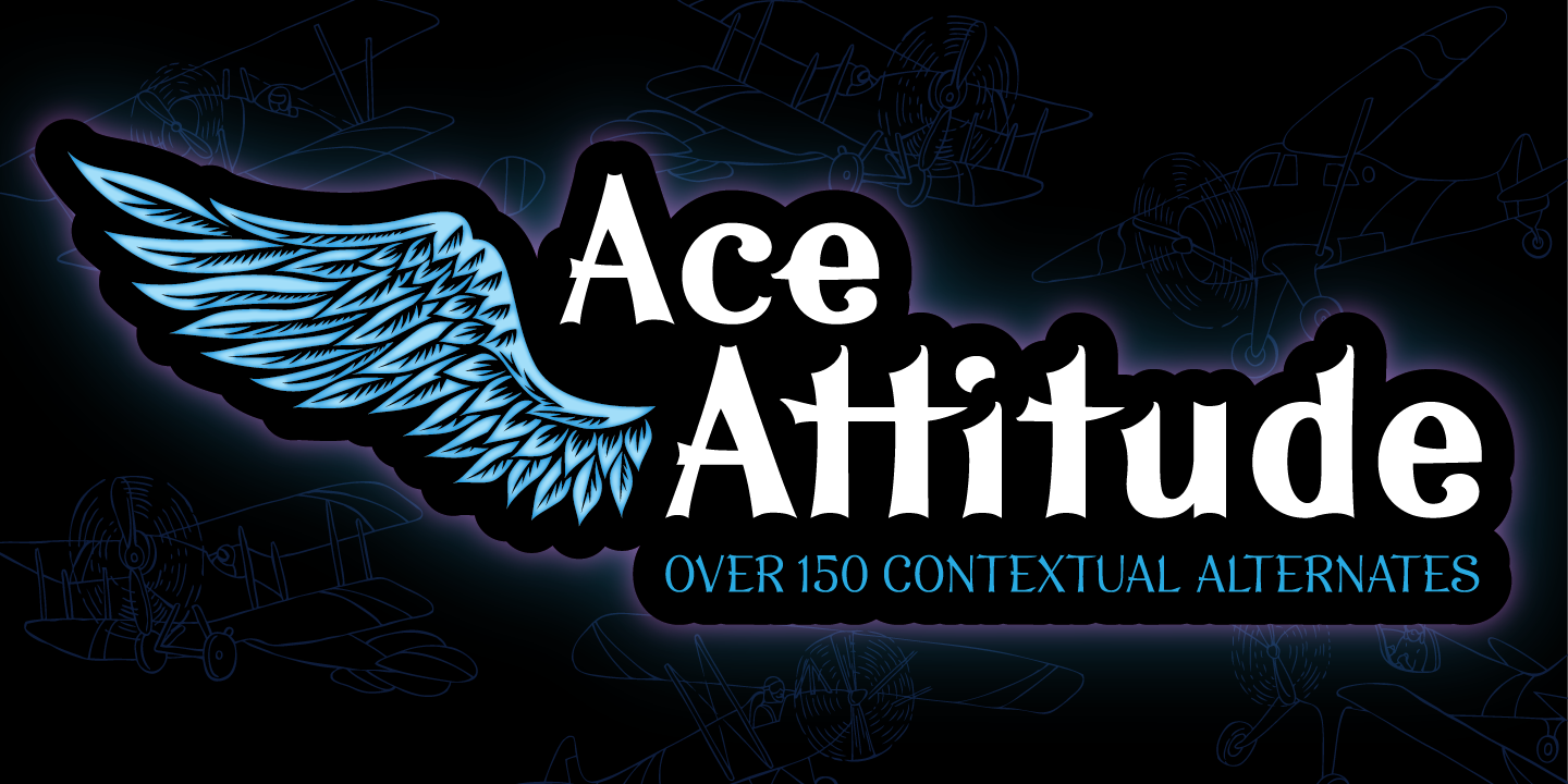 폰트 Ace Attitude